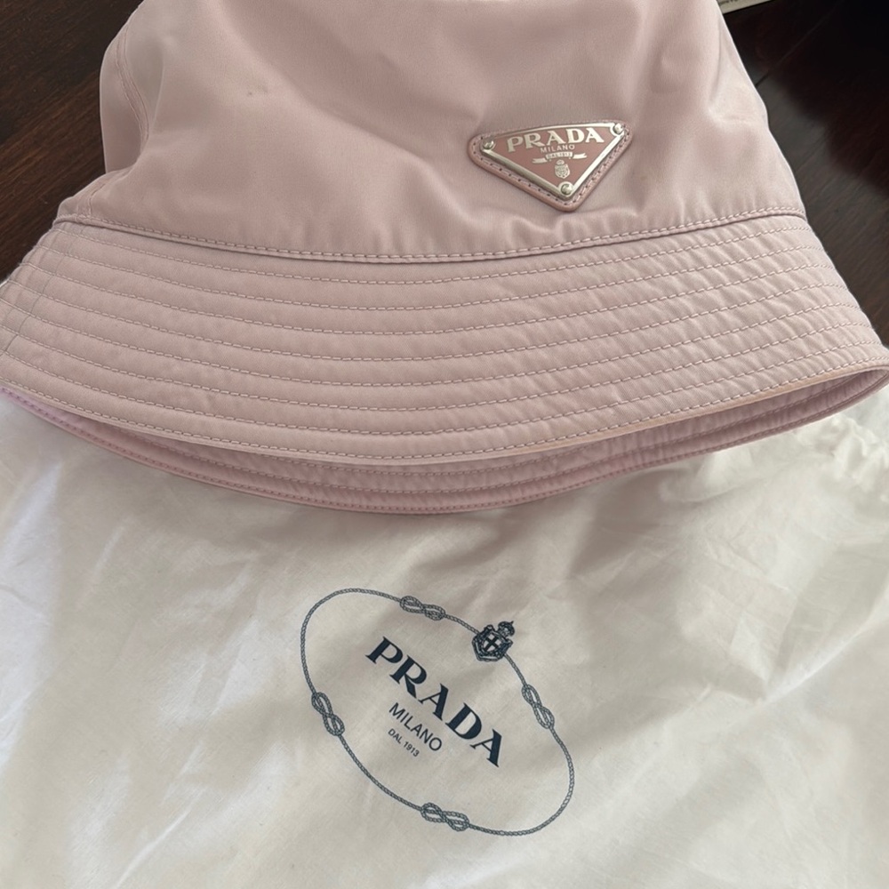 Prada Blush Pink Bucket Hat - Picture 8 of 10